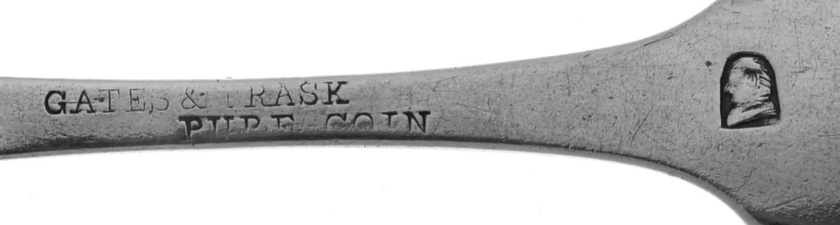 Coin Silver Flatware Teaspoon by Gates and Trask-3