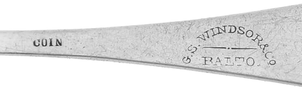 Coin Silver Flatware Teaspoon by G S Windsor & Co-3