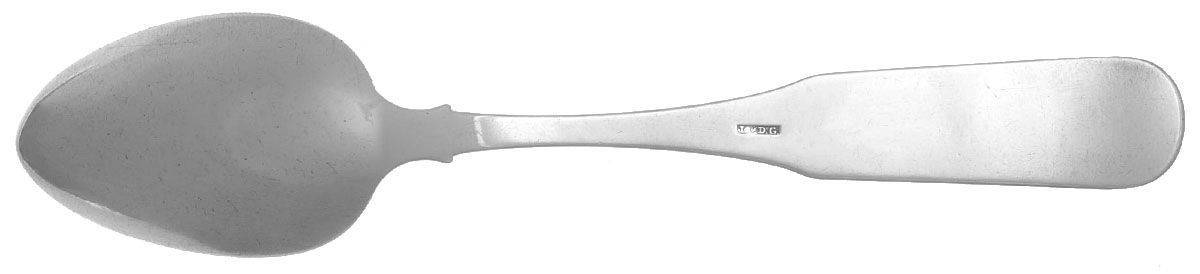 Coin Silver Flatware Tablespoon (Serving Spoon) by Luther and Daniel Goddard-2
