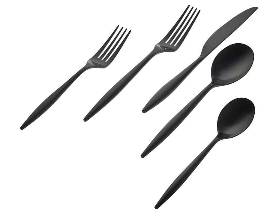 Milano Midnight (Stainless) Fork by Godinger-1