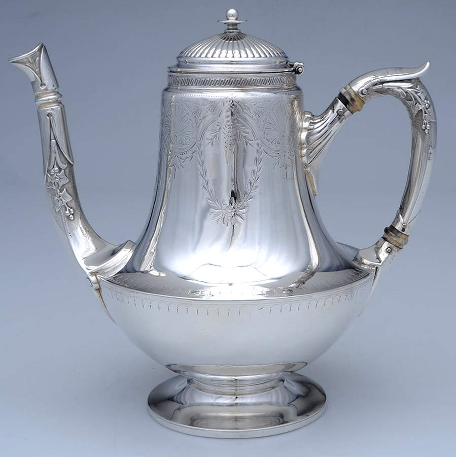 550E (Sterling, Hollowware) Coffee Pot by Gorham Silver-1