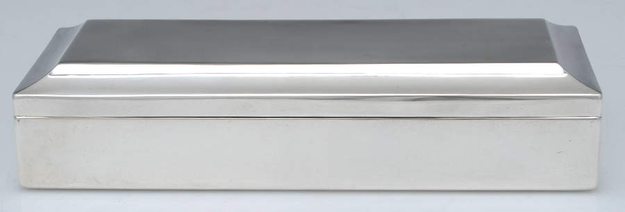 353 (Sterling, Hollowware) Cigar Box with Lid by Gorham Silver-1