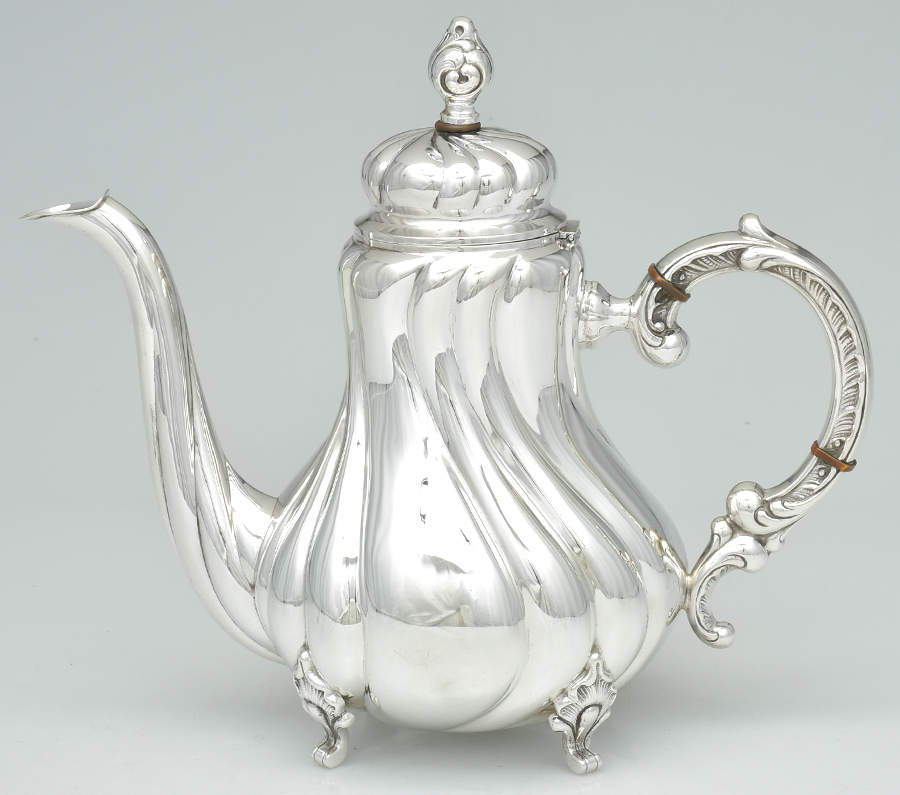 GAK4 (Sterling, Hollowware) Coffee Pot by Gayer & Krauss-1