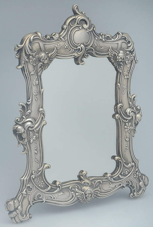 322 (Sterling, Hollowware) Desk Mirror by Gorham Silver-7