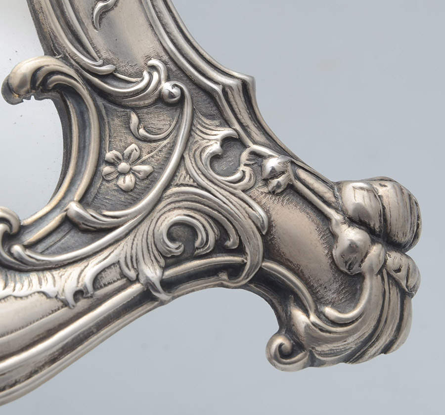 322 (Sterling, Hollowware) Desk Mirror by Gorham Silver-4