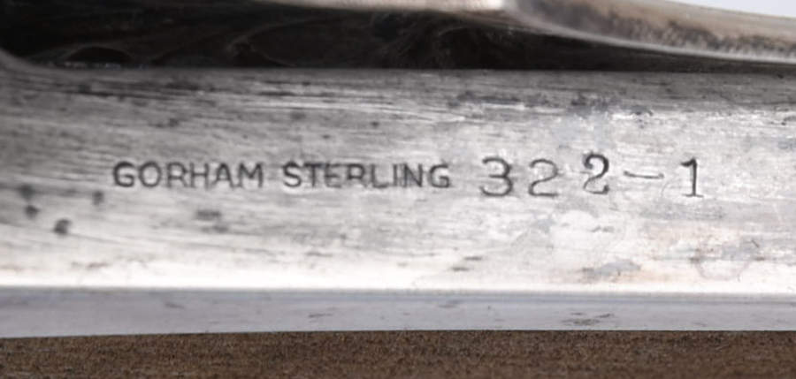 322 (Sterling, Hollowware) Desk Mirror by Gorham Silver-2