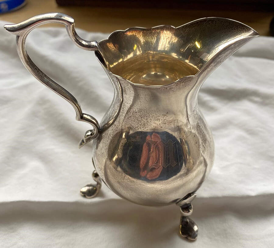 603 (Sterling, Hollowware) Mini Creamer by Gorham Silver-1