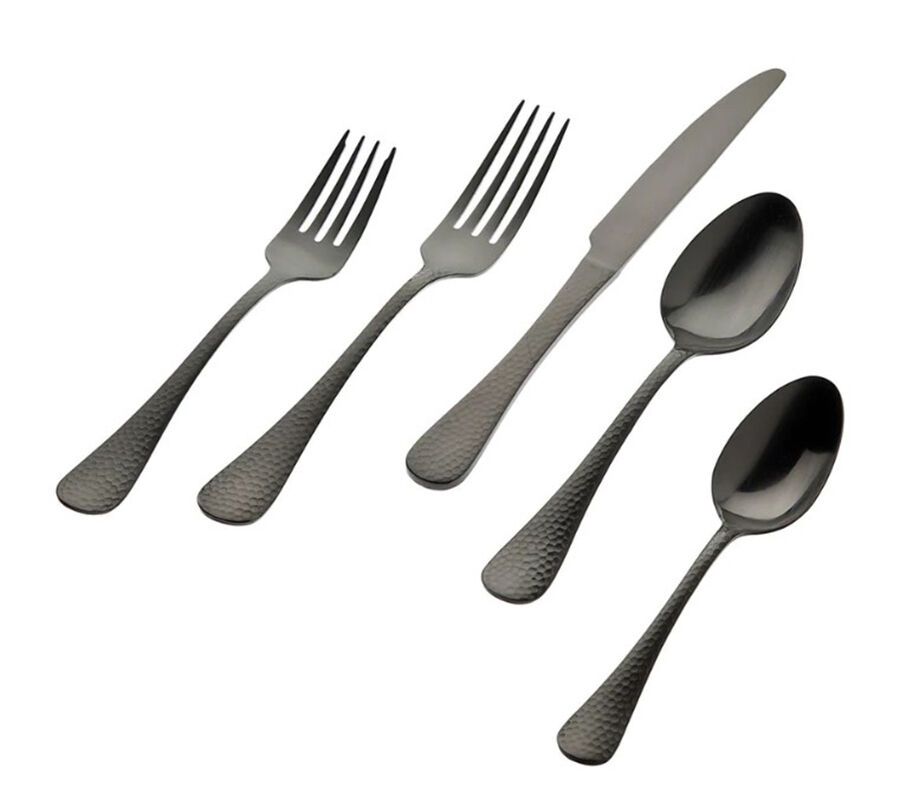 Salem Matte Charcoal (Stainless) Fork by Godinger-1