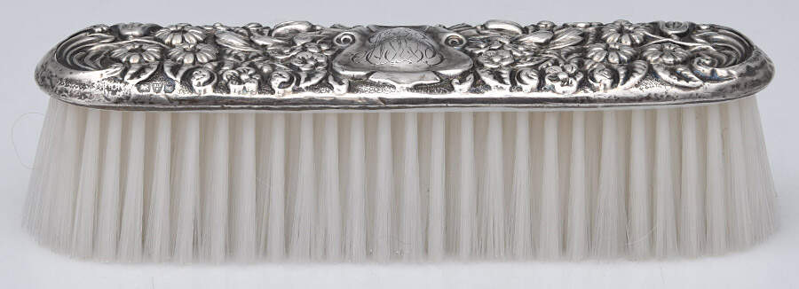 GNH3 (Sterling, Hollowware) Clothes Brush by George Nathan & Ridley Hayes-1