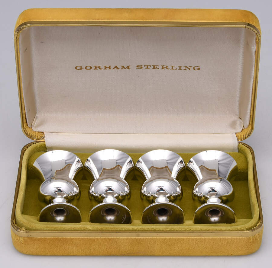 1311 (Sterling, Hollowware) Cordial - Set of 4 with Case by Gorham Silver-1