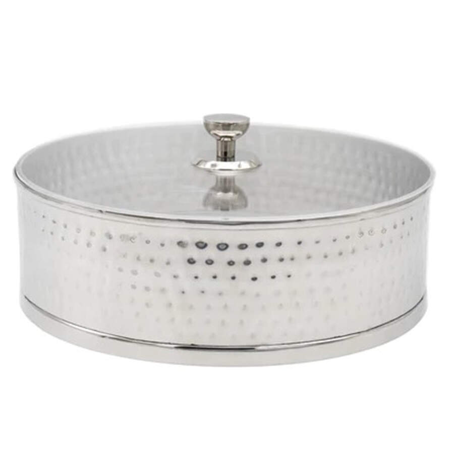 Judaica (Hollowware, Stainless) Matzah Storage Box by Godinger-1