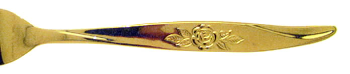 Avon Rose (Gold Electroplate) Fork by Hanford Forge-1
