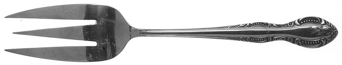 Charleston Classic (Stainless) Medium Solid Cold Meat Serving Fork by Hanford Forge-1