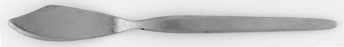 Northern Sea (Stainless) Flat Handle Master Butter Knife by Hanford Forge-1