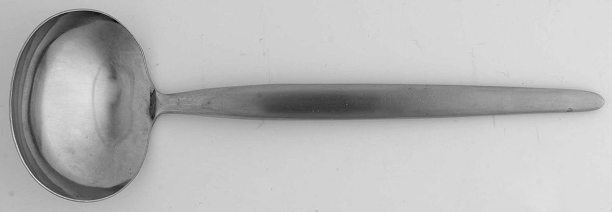 Northern Sea (Stainless) Solid Gravy Ladle by Hanford Forge-1
