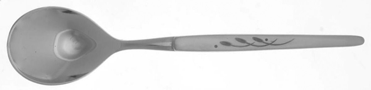 Spring Meadow (Stainless) Sugar Spoon by Hanford Forge-1