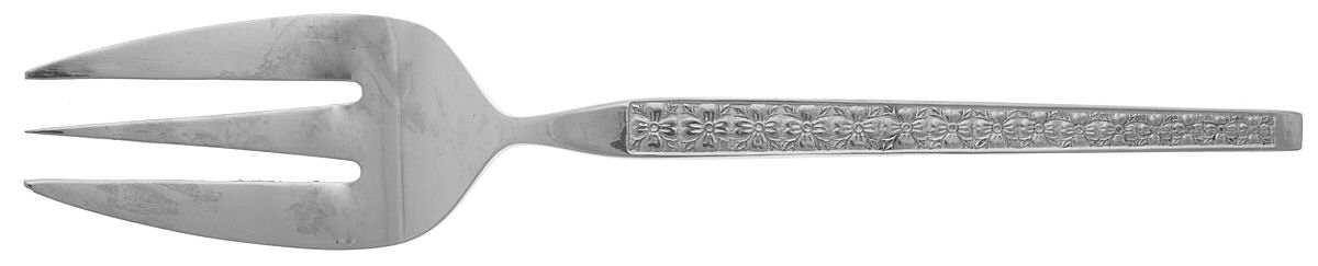 Trocadero (Stainless) Medium Solid Cold Meat Serving Fork by Hanford Forge-1