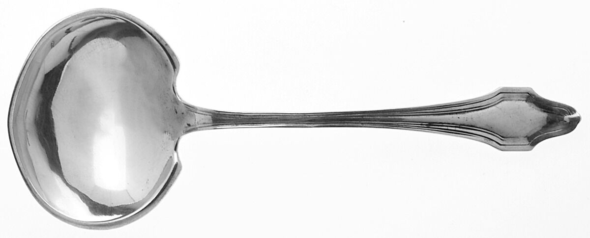 HAS1 (Sterling, No Monograms) Solid Gravy Ladle by Hallmark-1