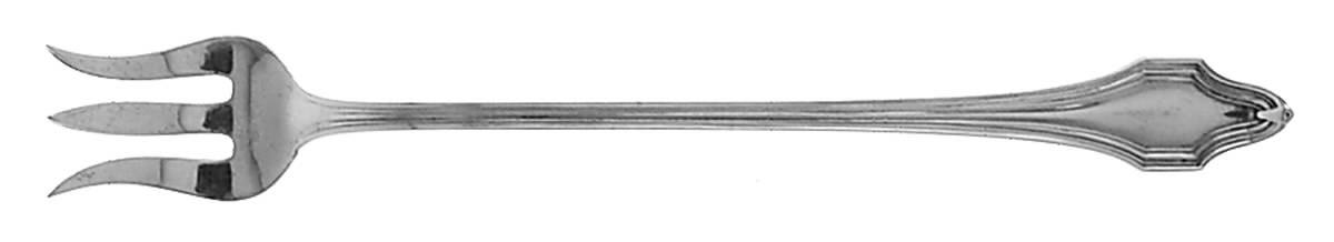 HAS1 (Sterling, No Monograms) Cocktail/Seafood Fork by Hallmark-1