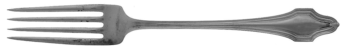 HAS1 (Sterling, No Monograms) Fork by Hallmark-1
