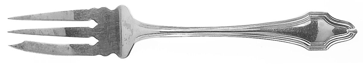 HAS1 (Sterling, No Monograms) Old Style Pickle Fork by Hallmark-1