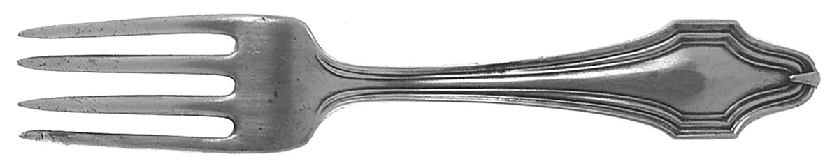 HAS1 (Sterling, No Monograms) Baby Fork by Hallmark-1