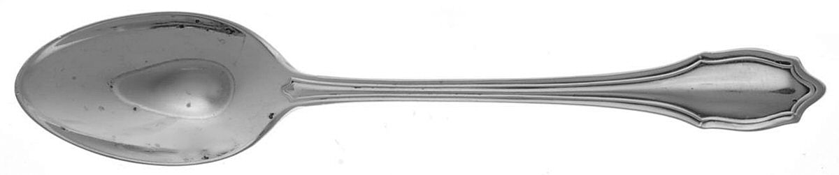 HAS1 (Sterling, No Monograms) Demitasse Spoon by Hallmark-1