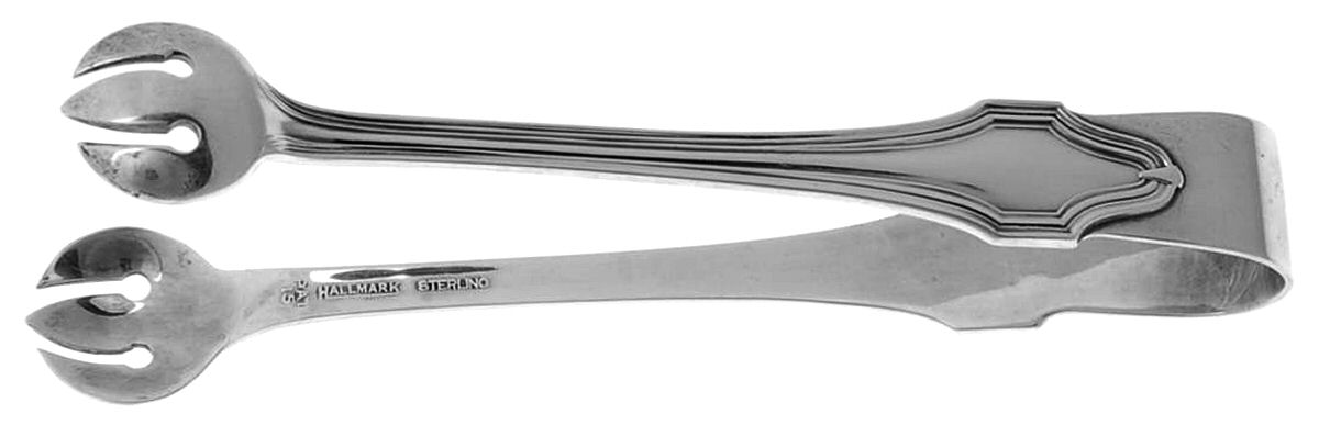 HAS1 (Sterling, No Monograms) Bon Bon Tongs by Hallmark-1