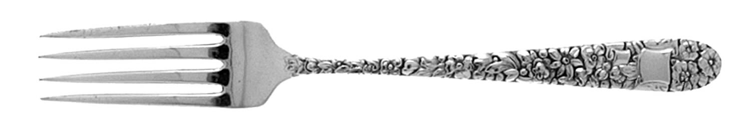 Ribbon Rose (Sterling, 1942) Fork by Hallmark-1
