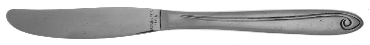 Crestview (Stainless) Modern Solid Knife by HB Co-1