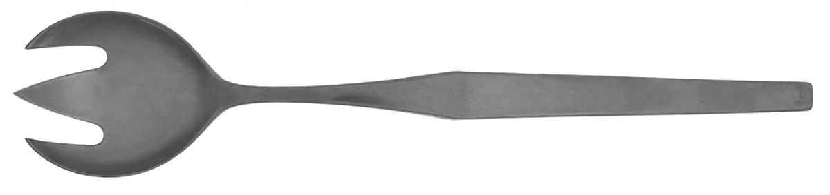 HCK1 (STAINLESS) Solid Salad Serving Fork by Hackman-1