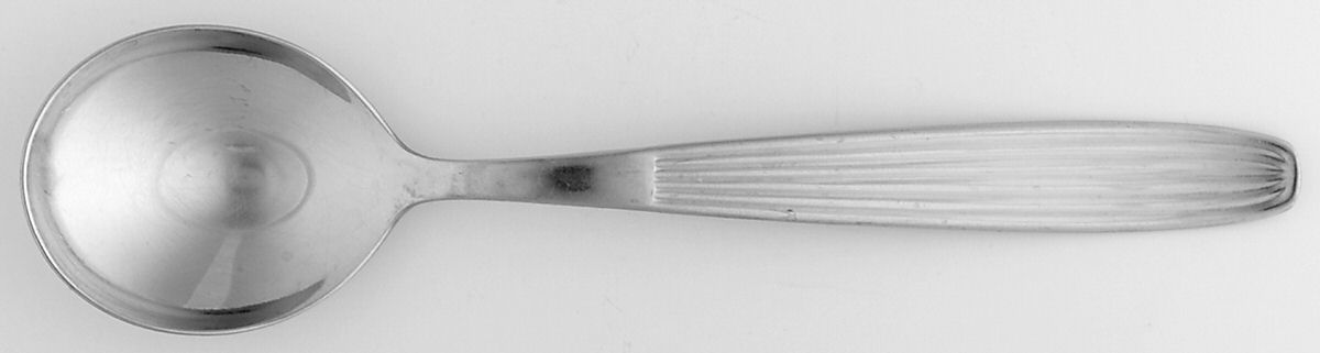 Scandia (Stainless) Round Bowl Soup Spoon (Gumbo) by Hackman-1