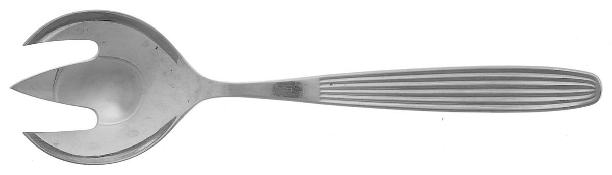 Scandia (Stainless) Solid Salad Serving Fork by Hackman-1