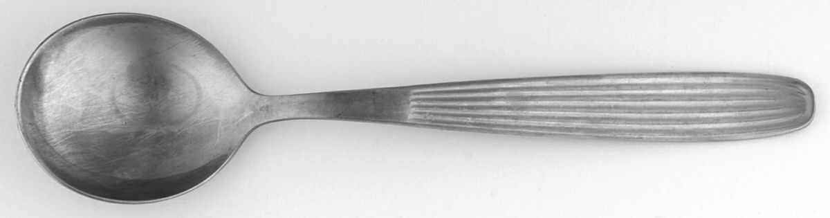Scandia (Stainless) Round Bowl Soup Spoon (Cream Soup) by Hackman-1