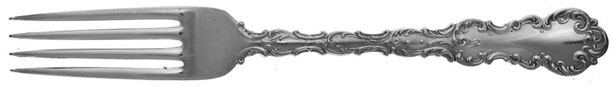 Louis (Silverplate) Fork by Haddon Plate-1