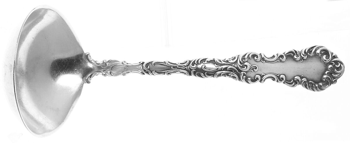 Louis (Silverplate) Solid Gravy Ladle by Haddon Plate-1
