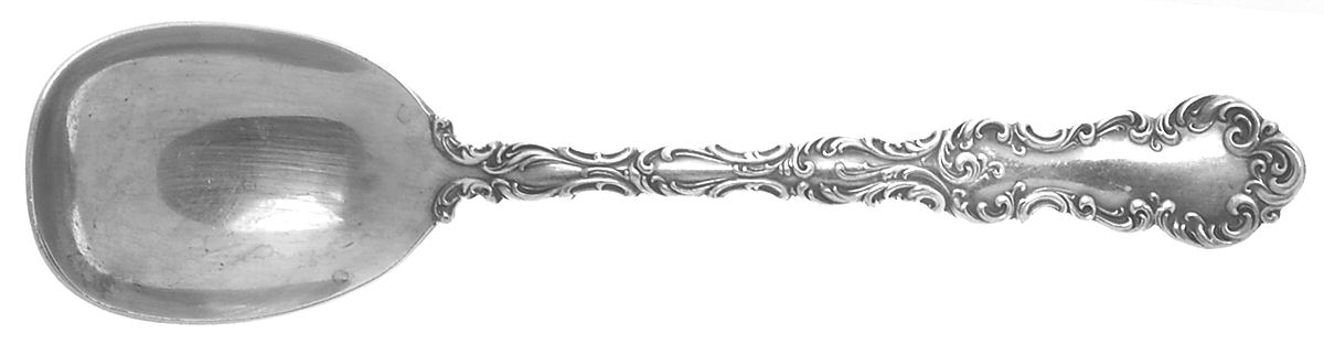 Louis (Silverplate) Sugar Spoon by Haddon Plate-1