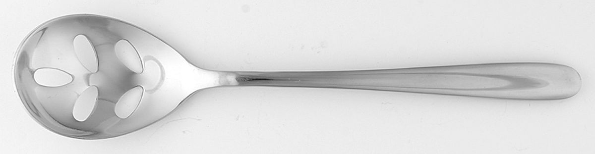 Contempra (Stainless) Pierced Tablespoon (Serving Spoon) by Hampton Silversmiths-1