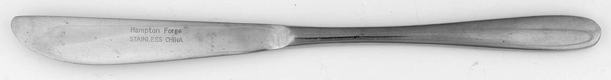 Contempra (Stainless) Modern Solid Knife by Hampton Silversmiths-1