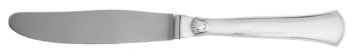 Koldring (Sterling) Modern Hollow Butter Spreader (Stainless) by Hans Hansen (Denmark)-1
