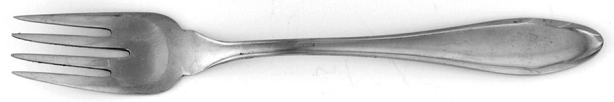 Mardi Gras (Stainless) Individual Solid Fish Fork by Hoffritz-1