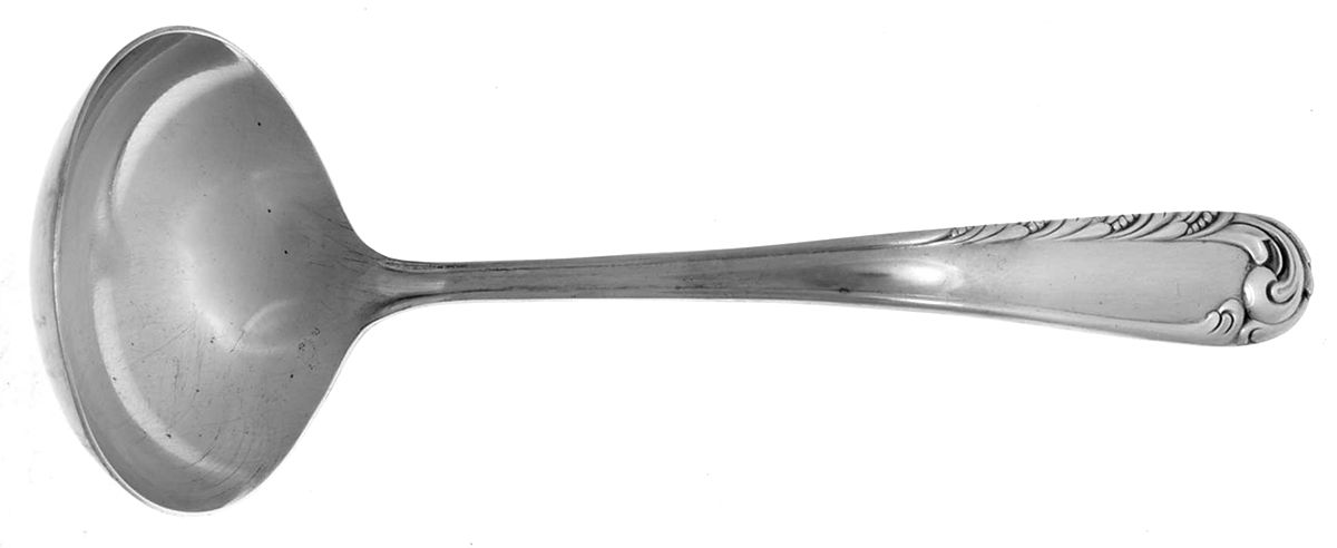 Love Song (Silverplate, 1950) Solid Gravy Ladle by Heritage China-1