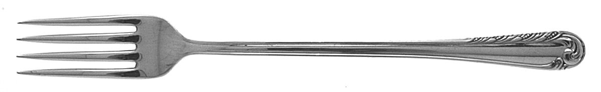 Love Song (Silverplate, 1950) Grille Fork (Viande) by Heritage China-1