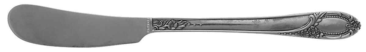 Silver Locket (Silverplate) Flat Handle Butter Spreader by Heritage China-1