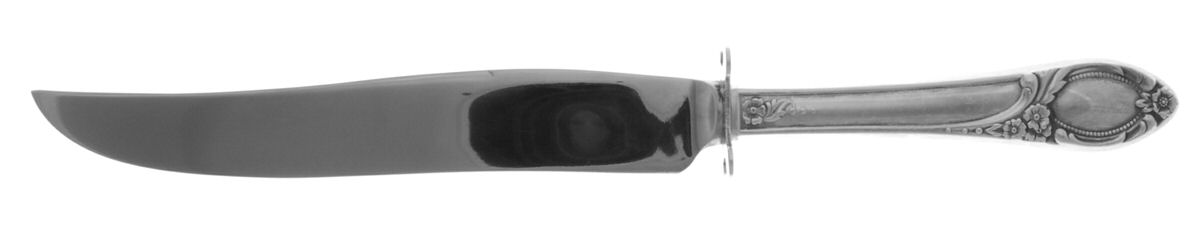 Silver Locket (Silverplate) Small Steak Carving Knife with Stainless Blade by Heritage China-1