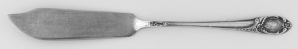Silver Locket (Silverplate) Flat Handle Master Butter Knife by Heritage China-1