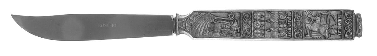 Kongetinn (Pewter) Individual Fruit Knife with Stainless Blade by Hardanger-1