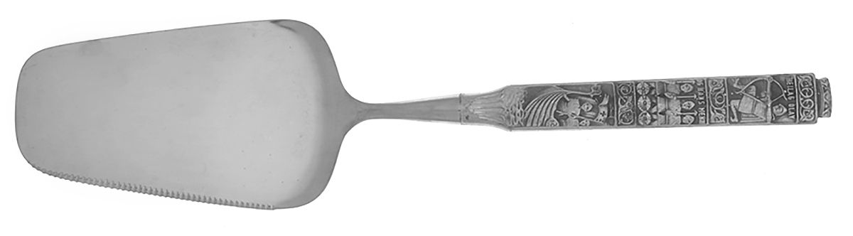 Kongetinn (Pewter) Pie & Cake Server with Stainless Blade by Hardanger-1