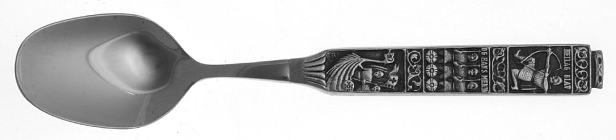 Kongetinn (Pewter) Five O'Clock Spoon by Hardanger-1