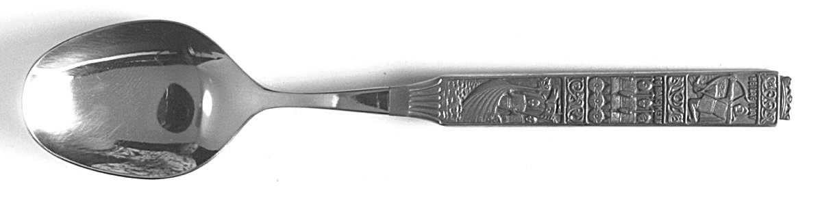 Kongetinn (Pewter) Place/Oval Soup Spoon by Hardanger-1
